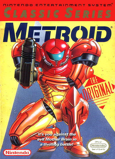 METROID [YELLOW LABEL]  - NES (W/BOX)