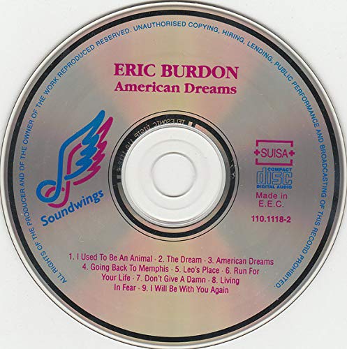 BURDON, ERIC  - AMERICAN DREAMS