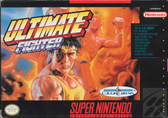 ULTIMATE FIGHTER  - SNES (W/BOX & MANUAL)