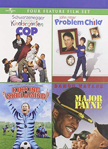 KINDERGARTEN COP/PROBLEM CHILD/KICKING & - DVD-QUADRUPLE FEATURE