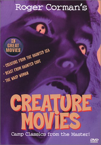 CLASSIC CREATURE MOVIES:(CREATURE FROM THE HAUNTED SEA  / BEAST FROM HAUNTED CAVE / THE WASP WOMAN) [IMPORT]