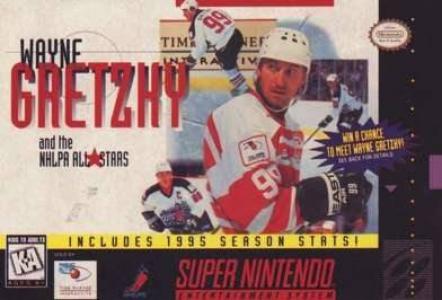 WAYNE GRETZKY & THE NHLPA ALL-STARS  - SNES (W/BOX & MANUAL)