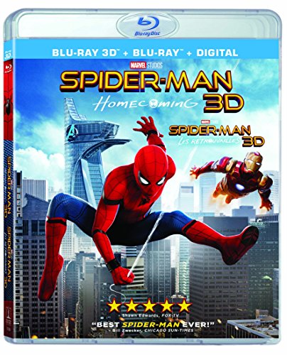 SPIDER-MAN: HOMECOMING - 3D BLU-RAY/BLU-RAY/ULTRAVIOLET (BILINGUAL)