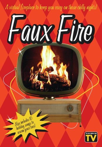 FAUX FIRE - A VIRTUAL FIREPLACE TO KEEP YOU COZY ON THOSE CHILLY NIGHTS!