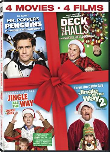 MR. POPPER'S PENGUINS/DECK THE HALLS/JIN - DVD-4 MOVIES