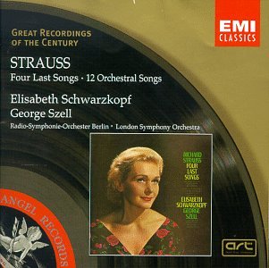 STRAUSS - FOUR LAST SONGS - 12 ORCHESTRAL SONGS