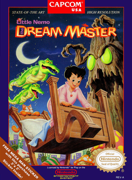 LITTLE NEMO: THE DREAM MASTER  - NES (W/BOX & MANUAL)