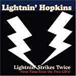 HOPKINS, LIGHTNIN' - LIGHTNIN' STRIKES TWICE