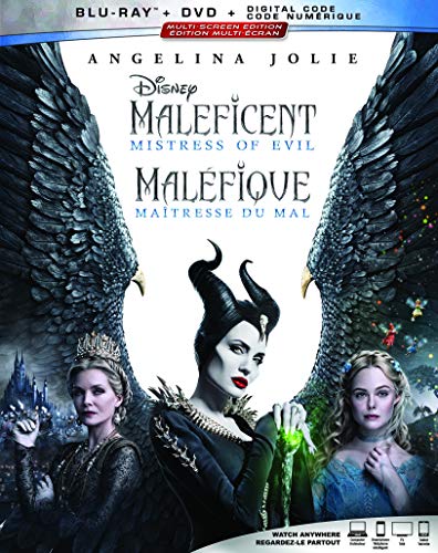 MALEFICENT: MISTRESS OF EVIL [BLU-RAY + DVD + DIGITAL] (BILINGUAL)