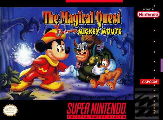 MAGICAL QUEST STARRING MICKEY MOUSE  - SNES (W/BOX & MANUAL)