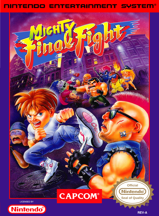 MIGHTY FINAL FIGHT  - NES (W/BOX)