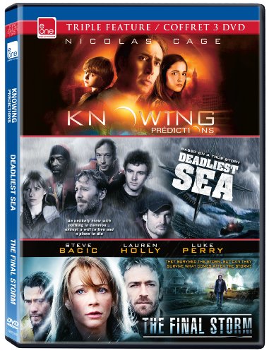 KNOWING/DEADLIEST SEA/FINAL STORM - DVD-TRIPLE FEATURE