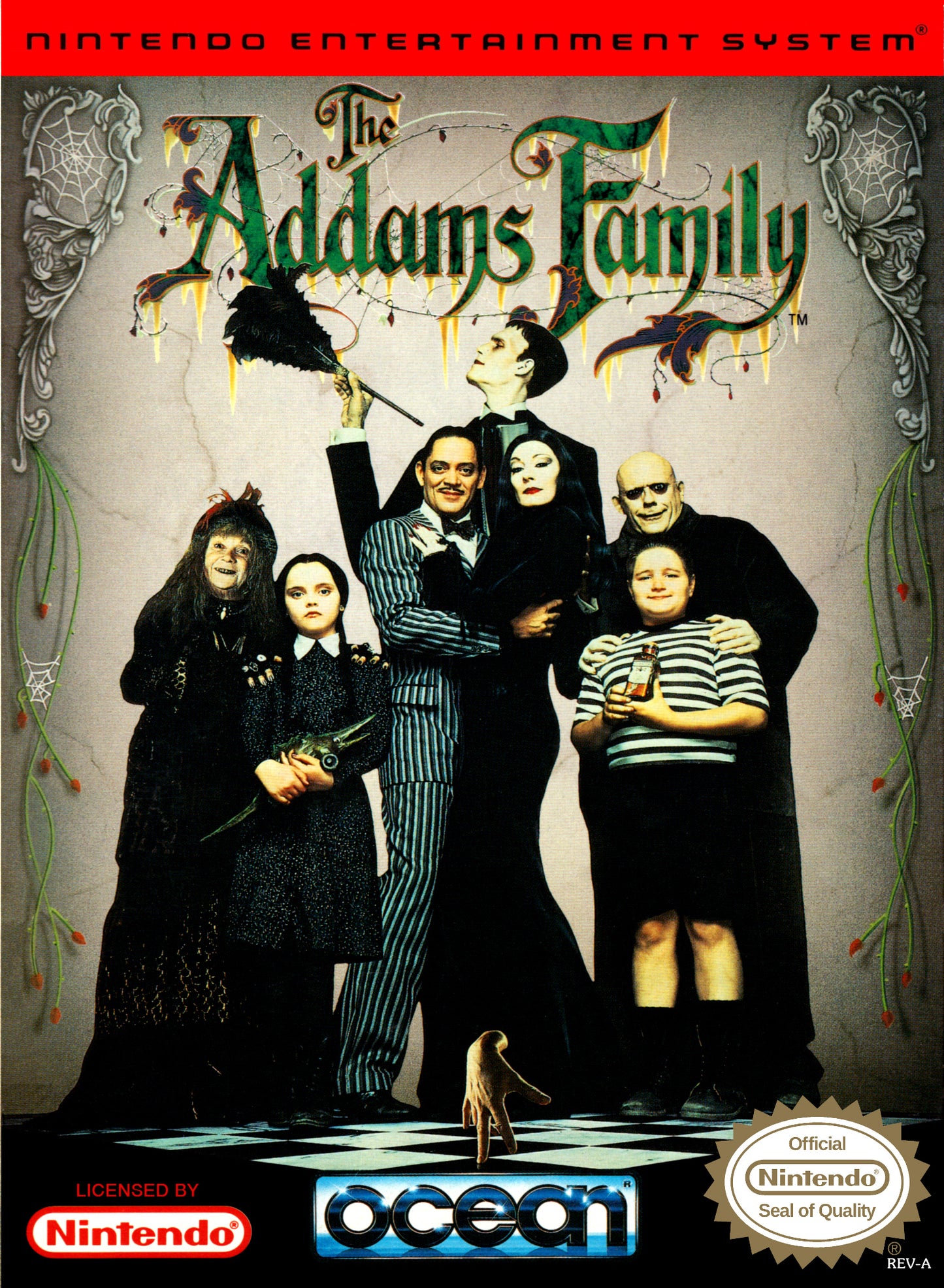 ADDAMS FAMILY: PUGSLEY'S SCAVENGER HUNT  - NES (W/BOX & MANUAL)