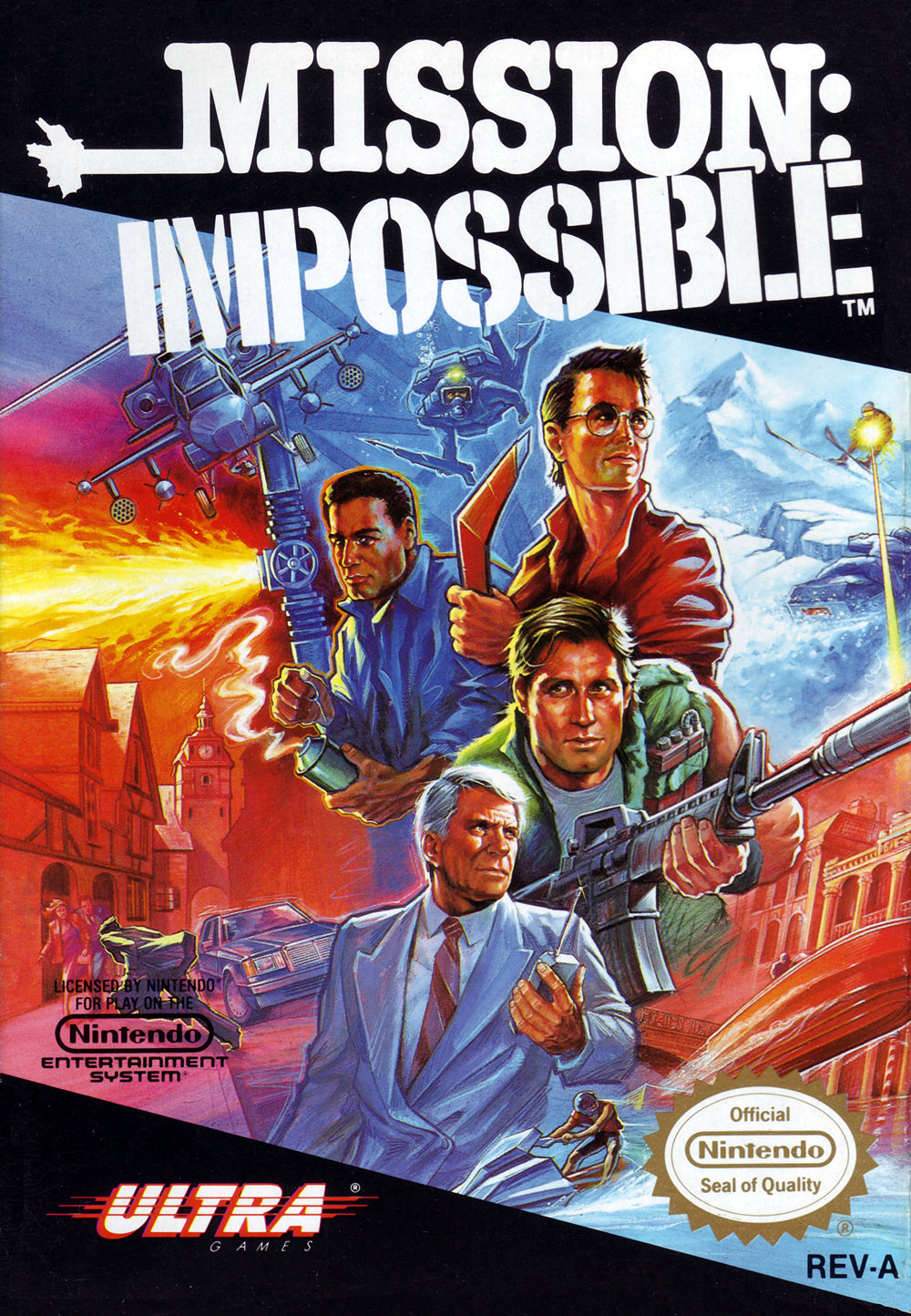 MISSION: IMPOSSIBLE  - NES (W/BOX & MANUAL)