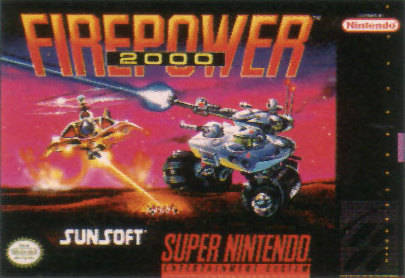 FIREPOWER 2000  - SNES (W/BOX)