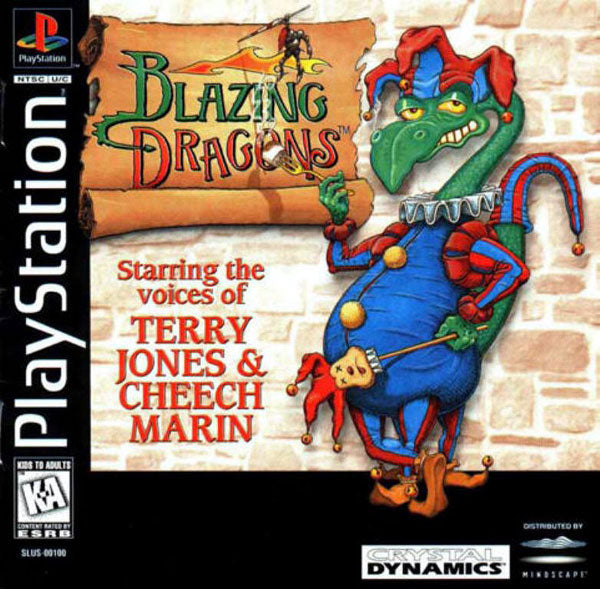 BLAZING DRAGONS  - PS1