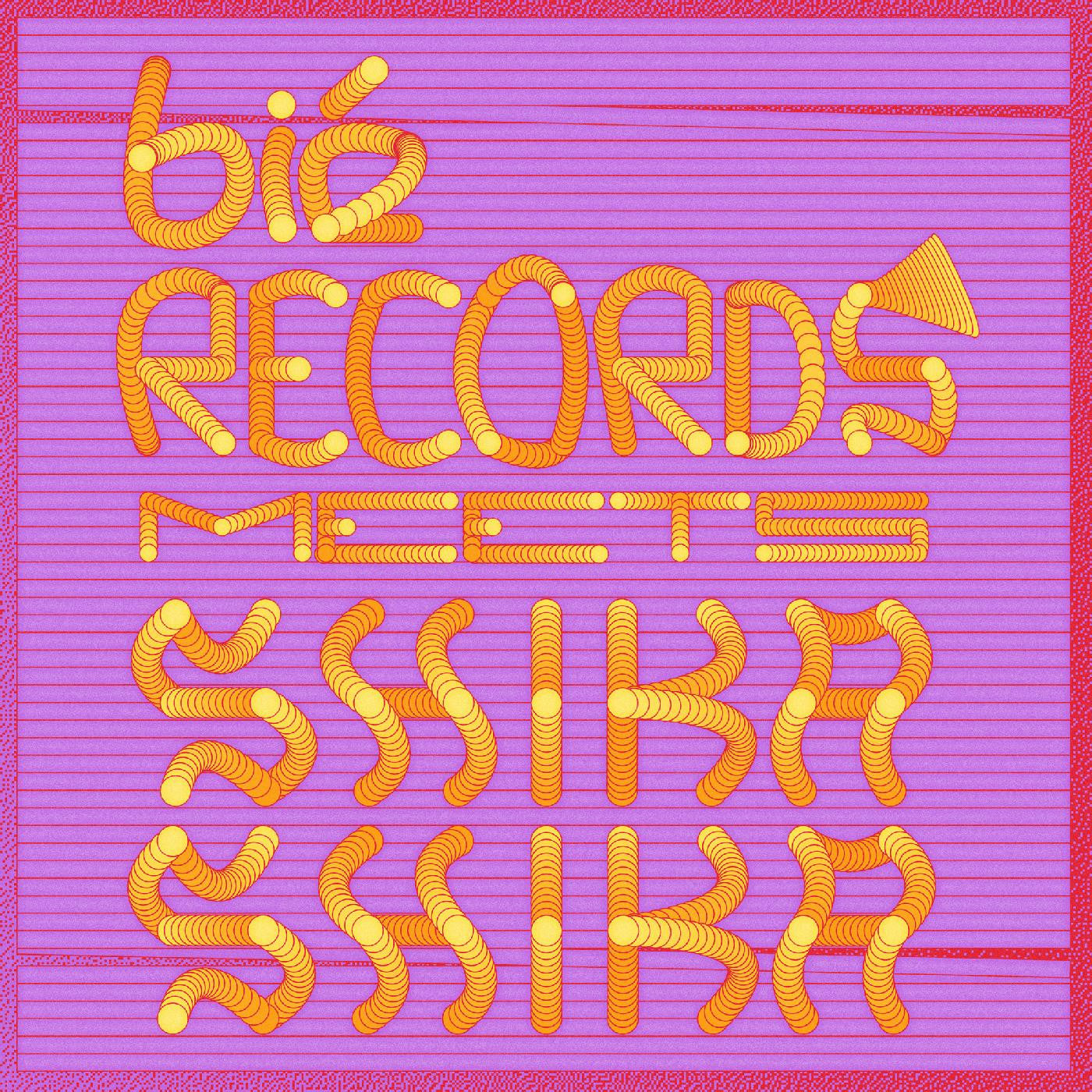 VARIOUS ARTISTS - BIÉ RECORDS MEETS SHIKA SHIKA (TRANSPARENT RED VINYL)