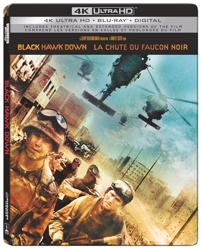 BLACK HAWK DOWN  - BLU-4K-INC. BLU COPY-STEELBOOK