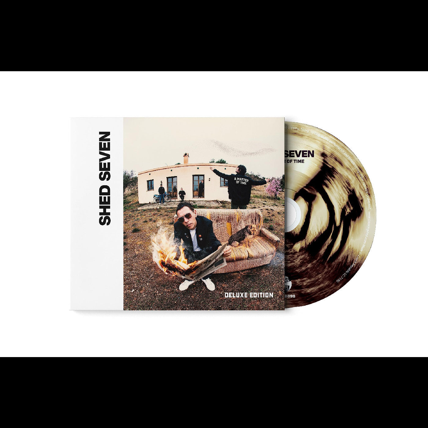 SHED SEVEN - A MATTER OF TIME (BLACK/RED MARBLE VINYL)
