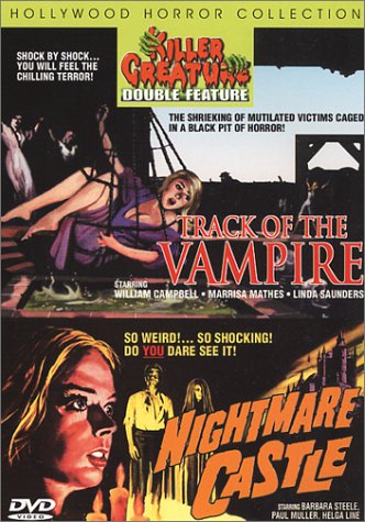 KILLER CREATURES DOUBLE FEATURE: TRACK OF THE VAMPIRE / NIGHTMARE CASTLE [IMPORT]