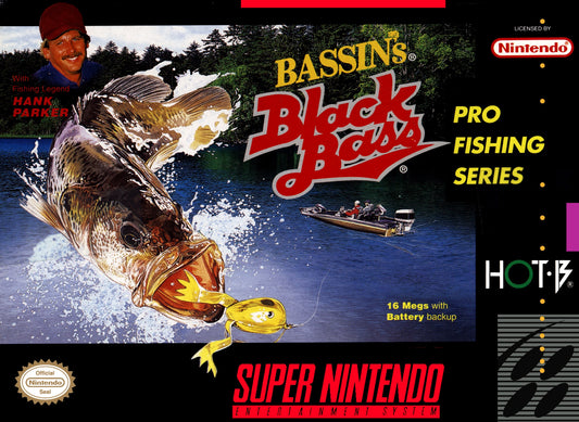 BASSIN'S BLACK BASS  - SNES (W/BOX)