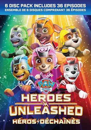 PAW PATROL  - DVD-HEROES UNLEASHED (6 DISCS)