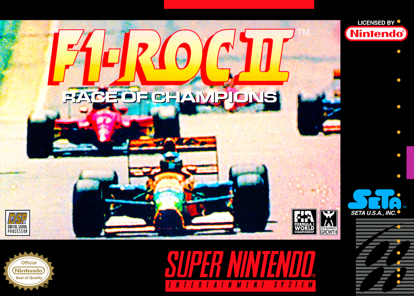 F1 ROC II: RACE OF CHAMPIONS  - SNES (W/BOX)