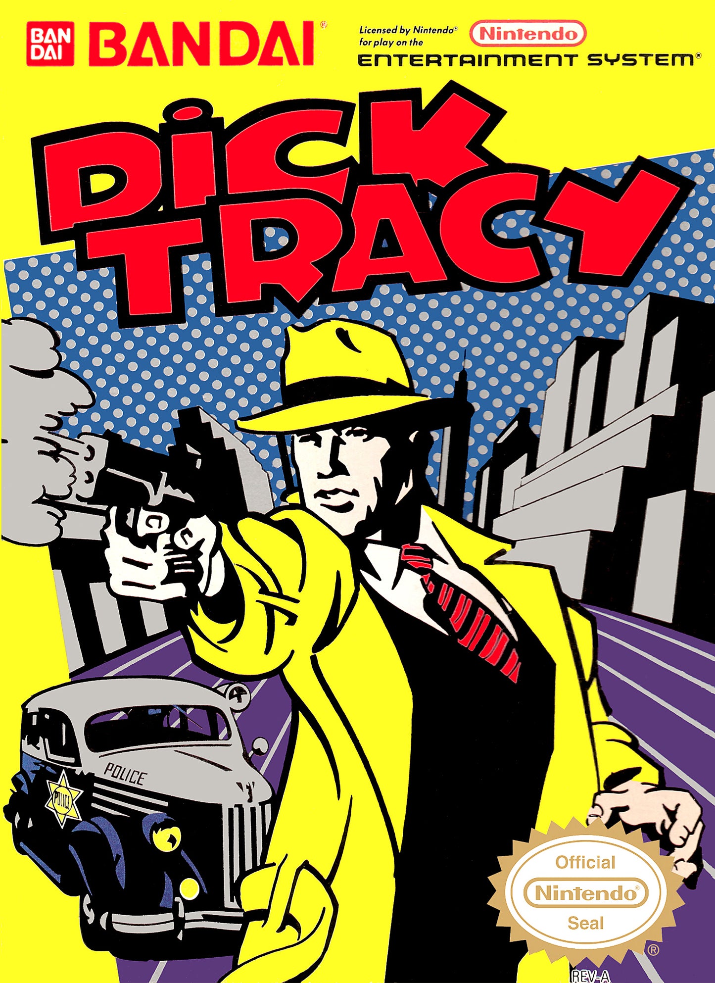 DICK TRACY  - NES (W/BOX & MANUAL)