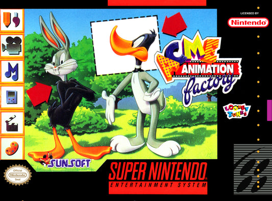 ACME ANIMATION FACTORY  - SNES (W/BOX & MANUAL)