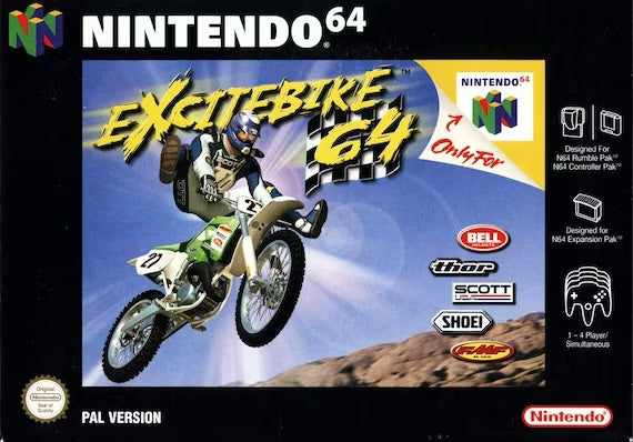 EXCITEBIKE 64  - N64 (W/BOX)