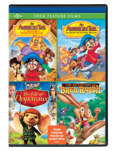 AN AMERICAN TAIL 3 & 4/TALE OF DESPEREAU - DVD-4 FEATURE FILMS