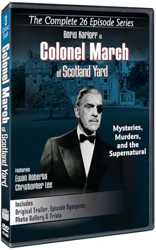 COLONEL MARCH OF SCOTLAND YARD - DVD-COMPLETE SERIES (3 DISCS)