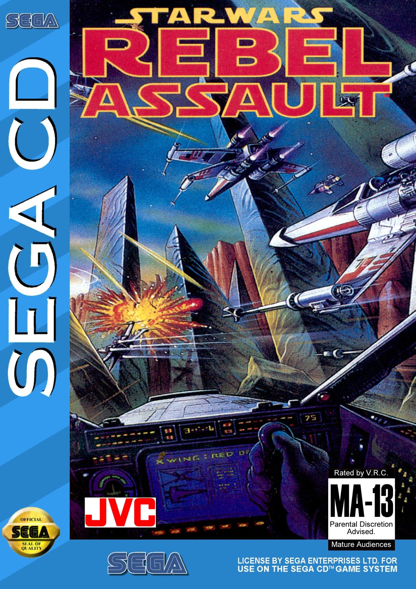STAR WARS: REBEL ASSAULT  - SEGACD