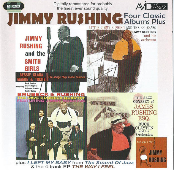 RUSHING, JIMMY  - FOUR CLASSIC ALBUMS (2CDS)