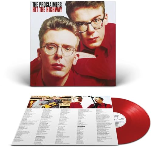 THE PROCLAIMERS - HIT THE HIGHWAY - RED VINYL