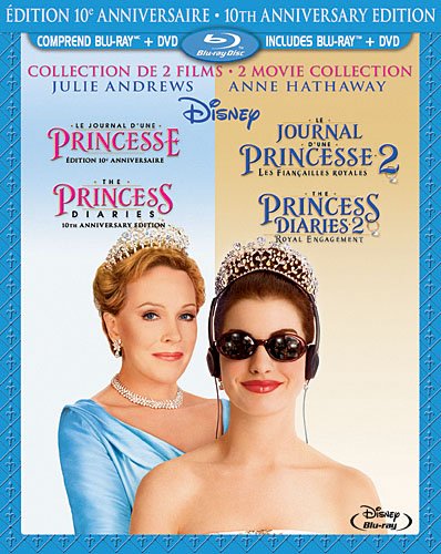 PRINCESS DIARIES / PRINCESS DIARIES 2 (10TH ANNIVERSARY EDITION) (BLU-RAY + DVD) (VERSION FRANAISE)