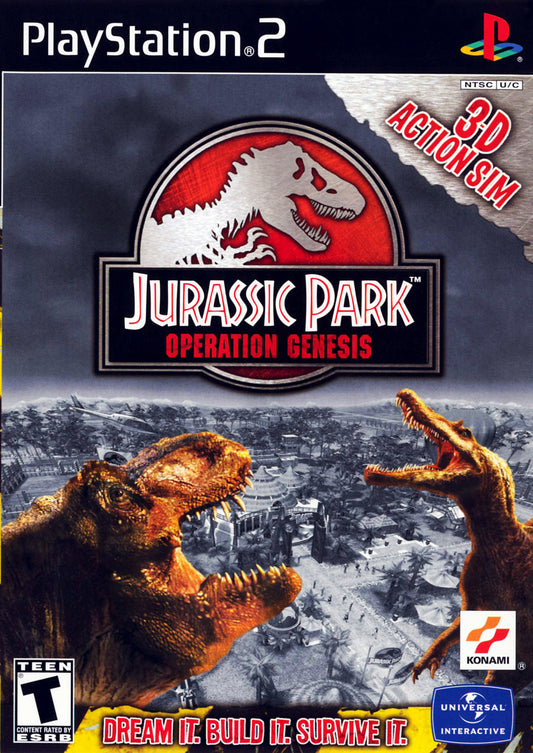 JURASSIC PARK: OPERATION GENESIS  - PS2