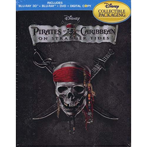 PIRATES OF THE CARIBBEAN: ON STRANGER TI - BLU-3D-STEELBOOK [SEALED]