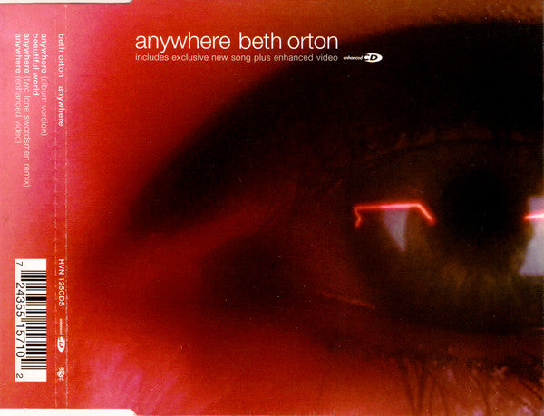 ORTON, BETH  - ANYWHERE (CDS)