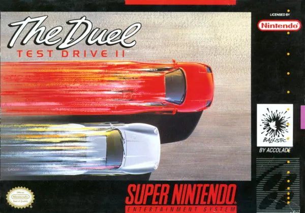 DUEL: TEST DRIVE II  - SNES (W/BOX)