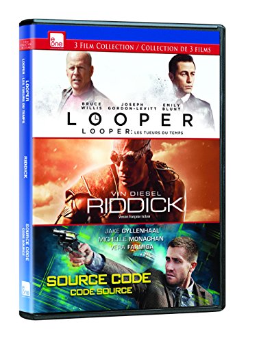 LOOPER / / RIDDICK / / SOURCE CODE DVD TRIPLE FEATURE