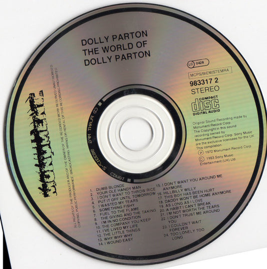 PARTON, DOLLY  - WORLD OF DOLLY PARTON V1