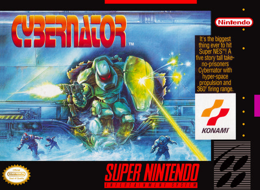 CYBERNATOR  - SNES (W/BOX)