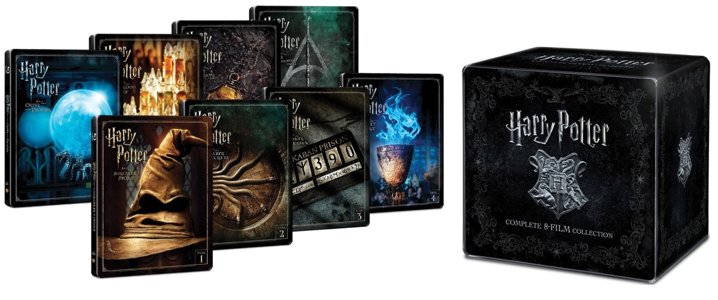 HARRY POTTER - BLU-COMPLETE SERIES(STEELBOOK BOXSET)