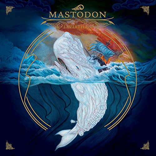 MASTODON - LEVIATHAN (WHITE AND KELLY GREEN MERGE WITH SPLATTER VINYL)