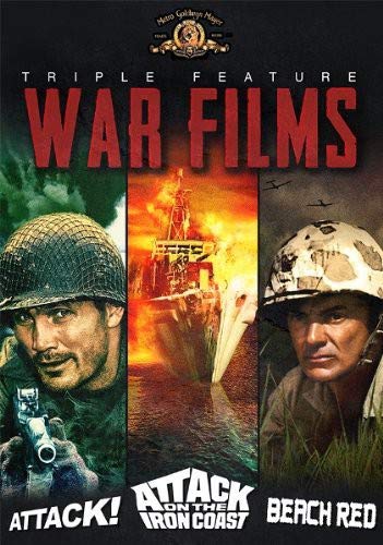 WAR FILMS TRIPLE FEATURE: ATTACK!/ATTACK ON THE IRON COAST/BEACH RED