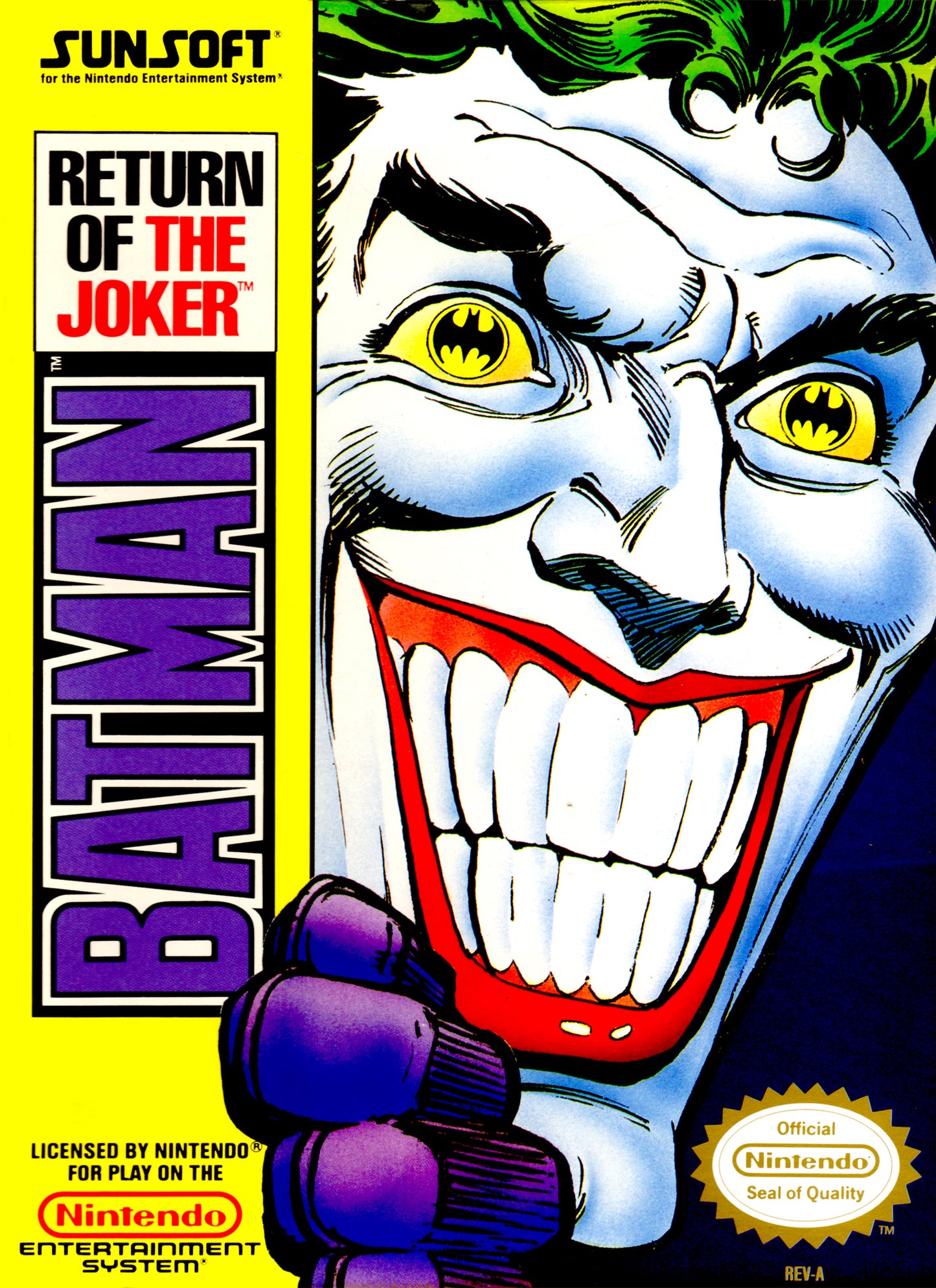 BATMAN: RETURN OF THE JOKER  - NES (W/BOX)