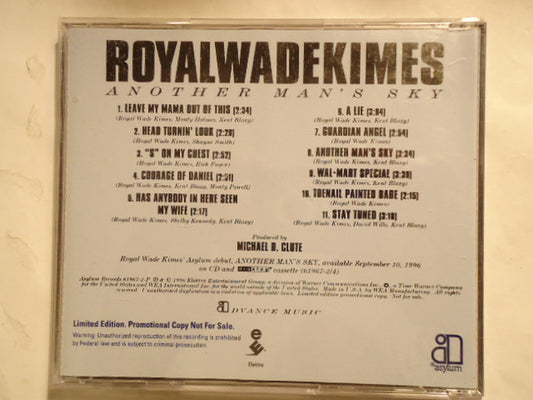 KIMES, ROYAL WADE  - ANOTHER MAN'S SKY