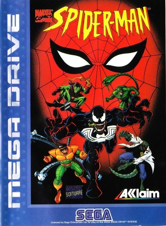 SPIDER-MAN  - SNES (W/BOX & MANUAL)