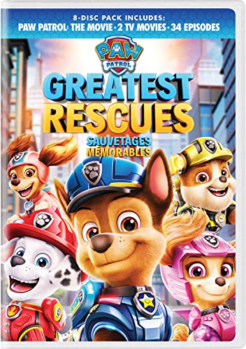 PAW PATROL  - DVD-GREATEST RESCUES PACK (8 DISCS)